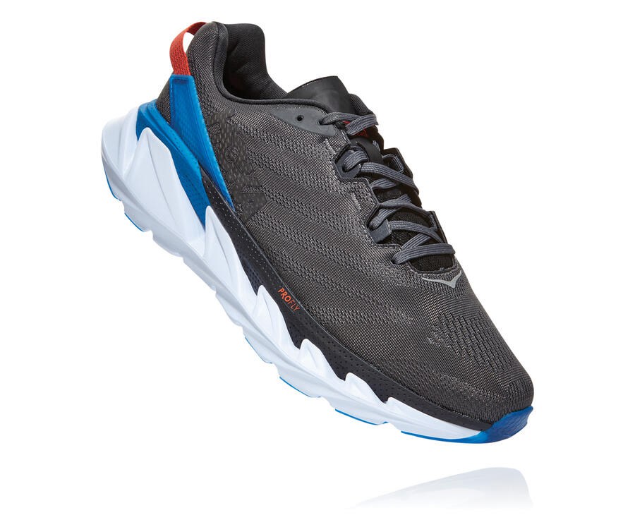 Running Shoes Mens - Hoka One One Elevon 2 - Grey - XMUAKTH-12